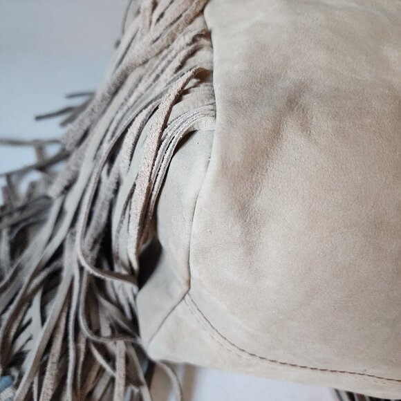 Large Leather Fringe Hobo "NEW" - Picture 11 of 16